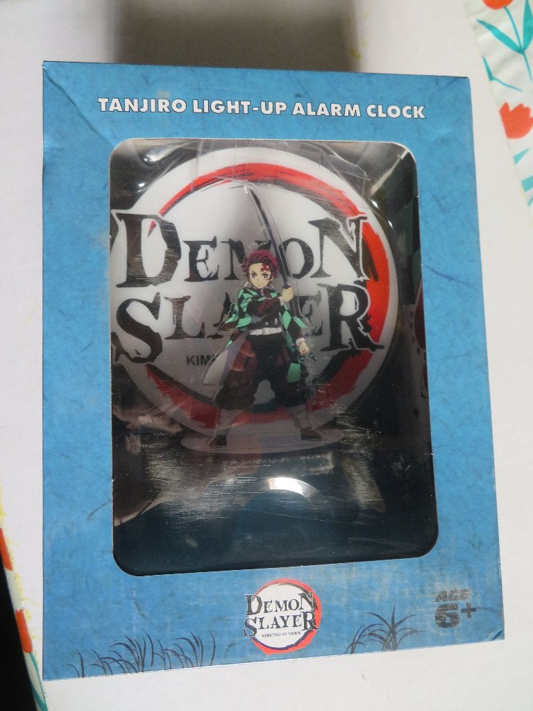 DEMON SLAYER -- TANJIRO LIGHT -UP ALARM CLOCK, Ophalen of Verzenden, Zo goed als nieuw, Jongen of Meisje