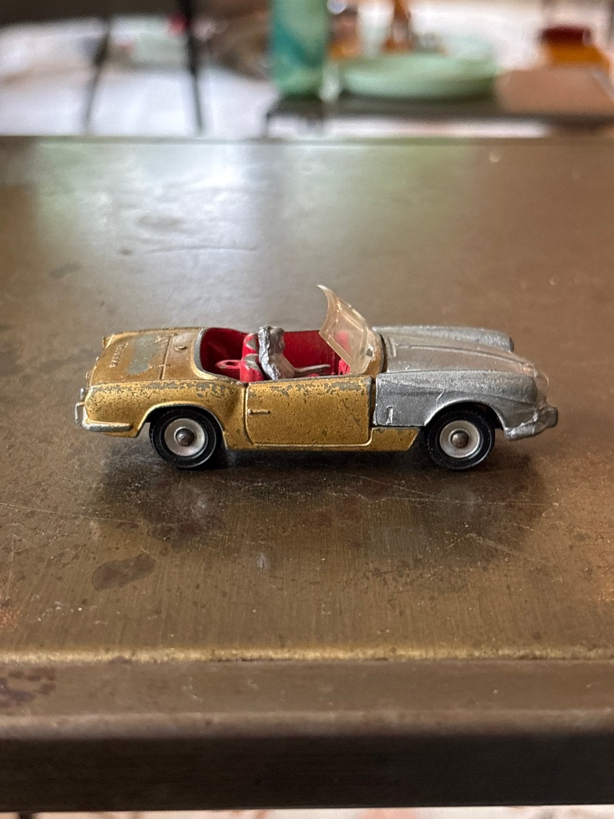 Dinky Toys Spitfire modelauto - Vintage, Ophalen of Verzenden, Gebruikt, Auto, Overige merken
