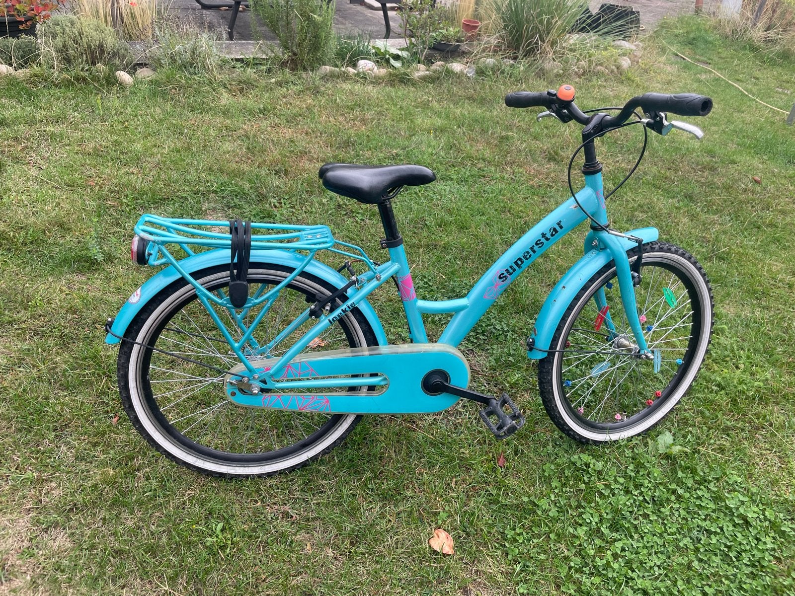 Loekie kinderfiets 22 inch met terugtraprem en handremmen, Fietsen en Brommers, Ophalen, Gebruikt, Terugtraprem, 20 inch of meer