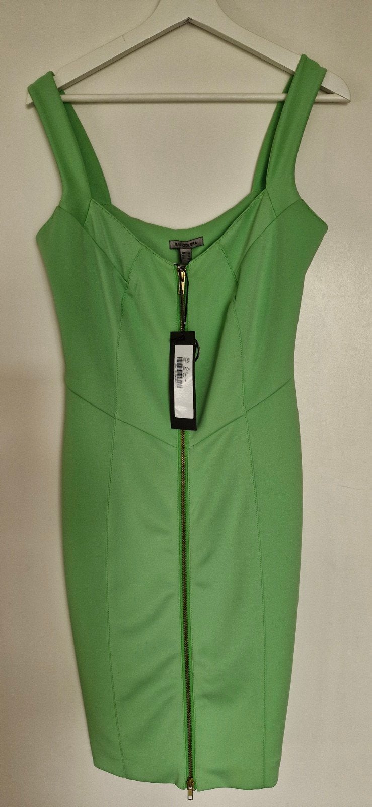 Bandolera jurk groen met rits, Maat 38/40 (M), Nieuw, Ophalen of Verzenden, Knielengte