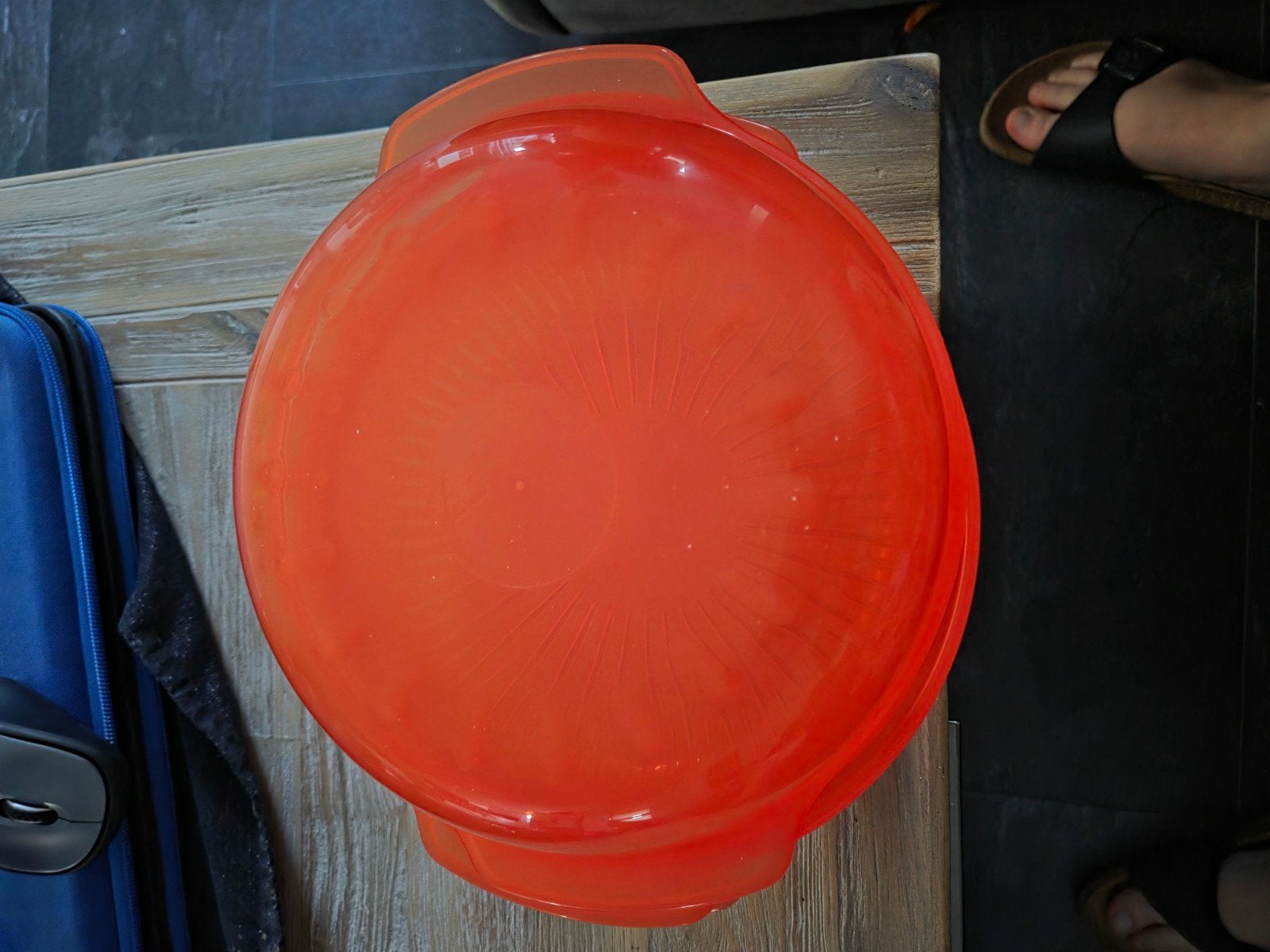 whirlpool stoomschotel nieuw, Schaal, Oranje, Ophalen of Verzenden, Met deksel