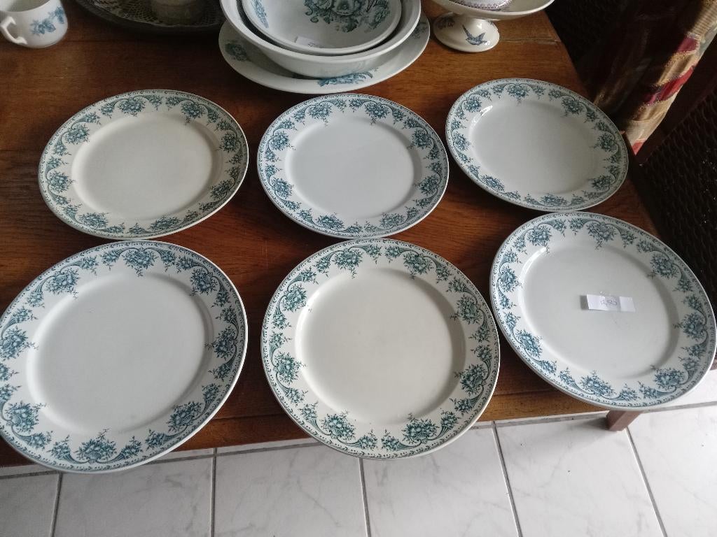 te koop 6 gave diner borden B.F.K. serie FRUITS, Ophalen of Verzenden