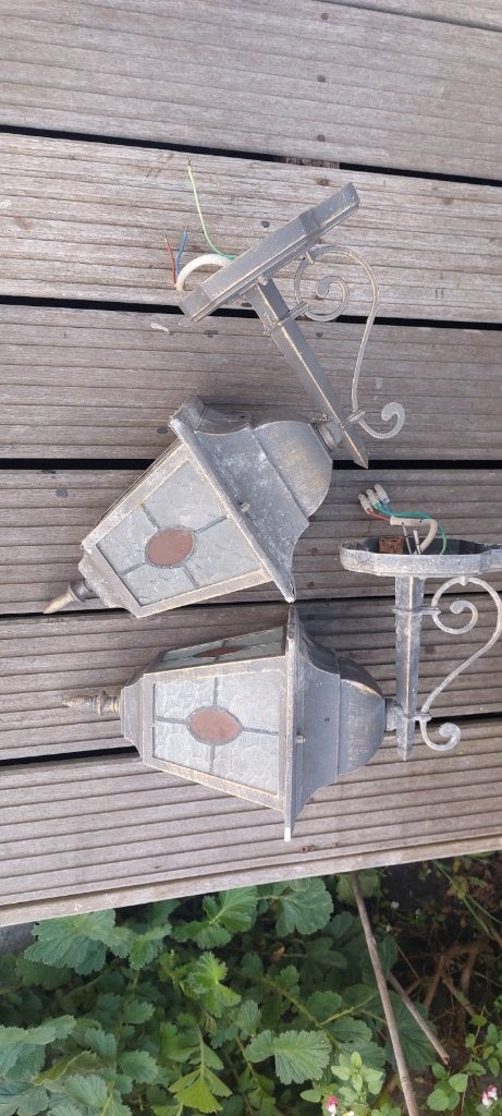 Leuke buiten lantaarns., Tuin en Terras, Ophalen, Gebruikt, Netvoeding, 50 tot 250 watt