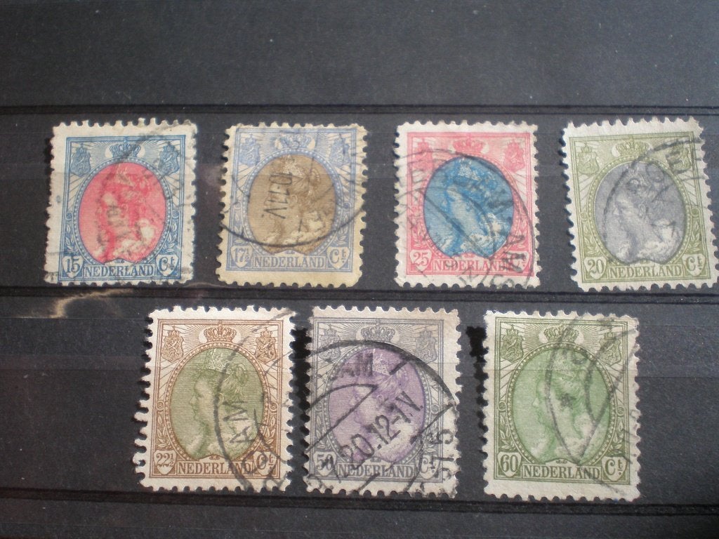 NVPH 65-67-69-70-71-75-76 LT11½x11 COMPLEET( X 165)..€ 5,75, Postzegels en Munten, Postzegels | Nederland, Verzenden