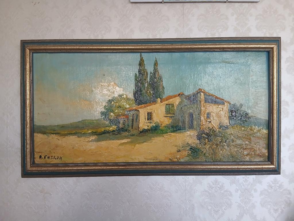 Oud schilderij, Carron?, Antiek en Kunst, Kunst | Schilderijen | Klassiek, Ophalen of Verzenden