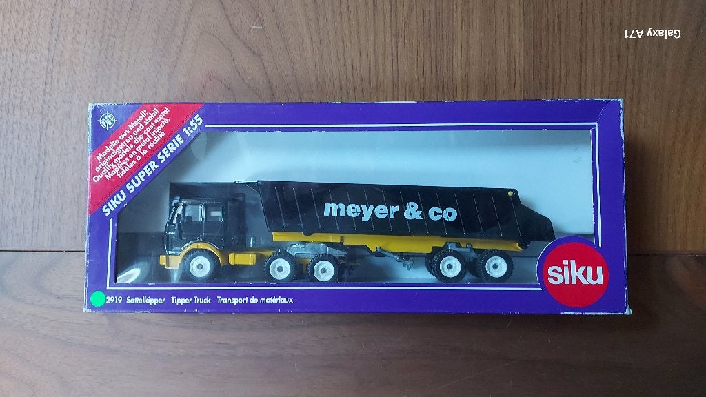 Siku 2919 Mercedes Kieper Meyer, Hobby en Vrije tijd, Modelauto's | 1:50, Ophalen of Verzenden, Zo goed als nieuw, Bus of Vrachtwagen