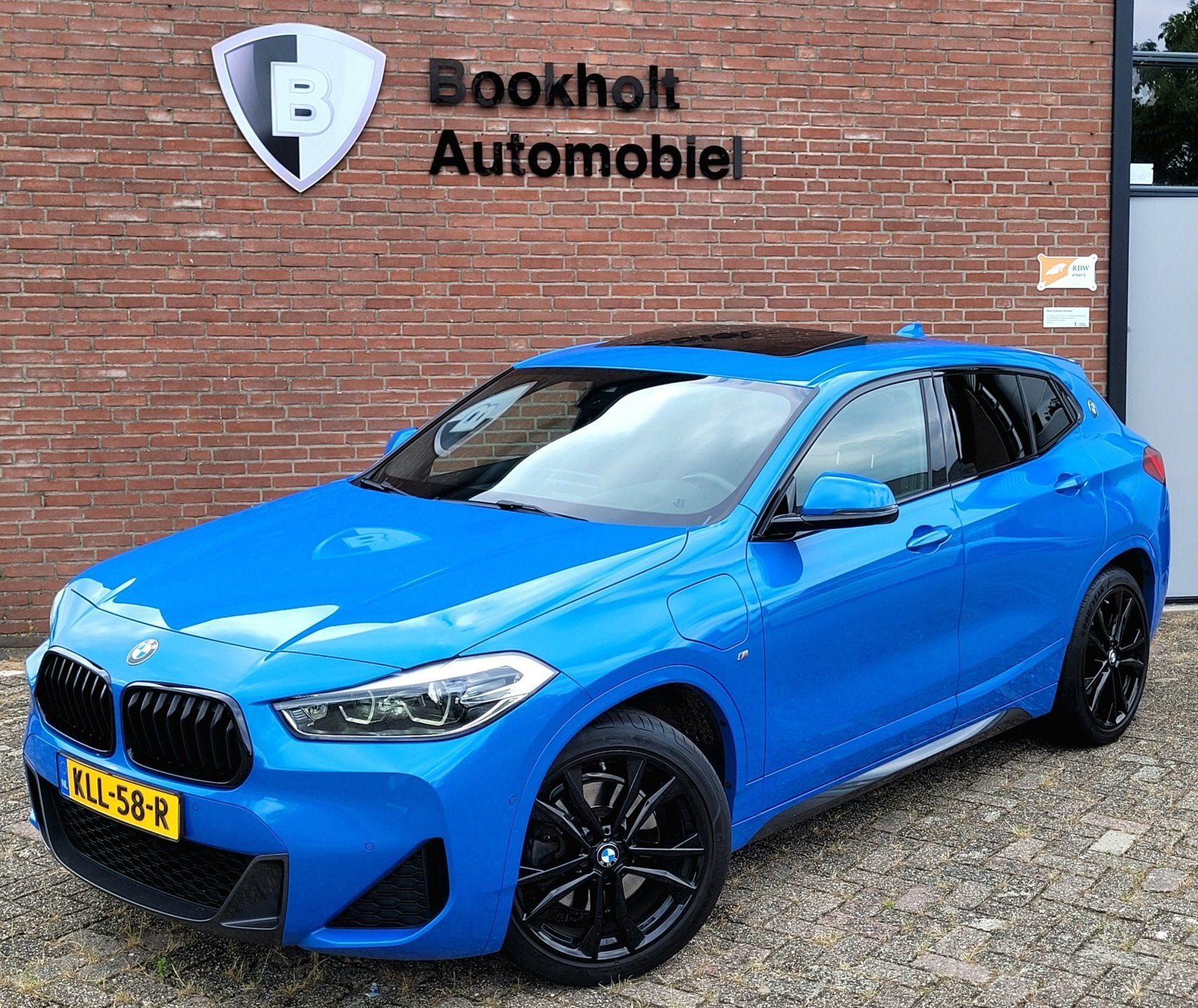 BMW X2 XDrive25e M-sport Pano, Cam, ACC, Harman Kardon, Automaat, X2, Gebruikt, Blauw