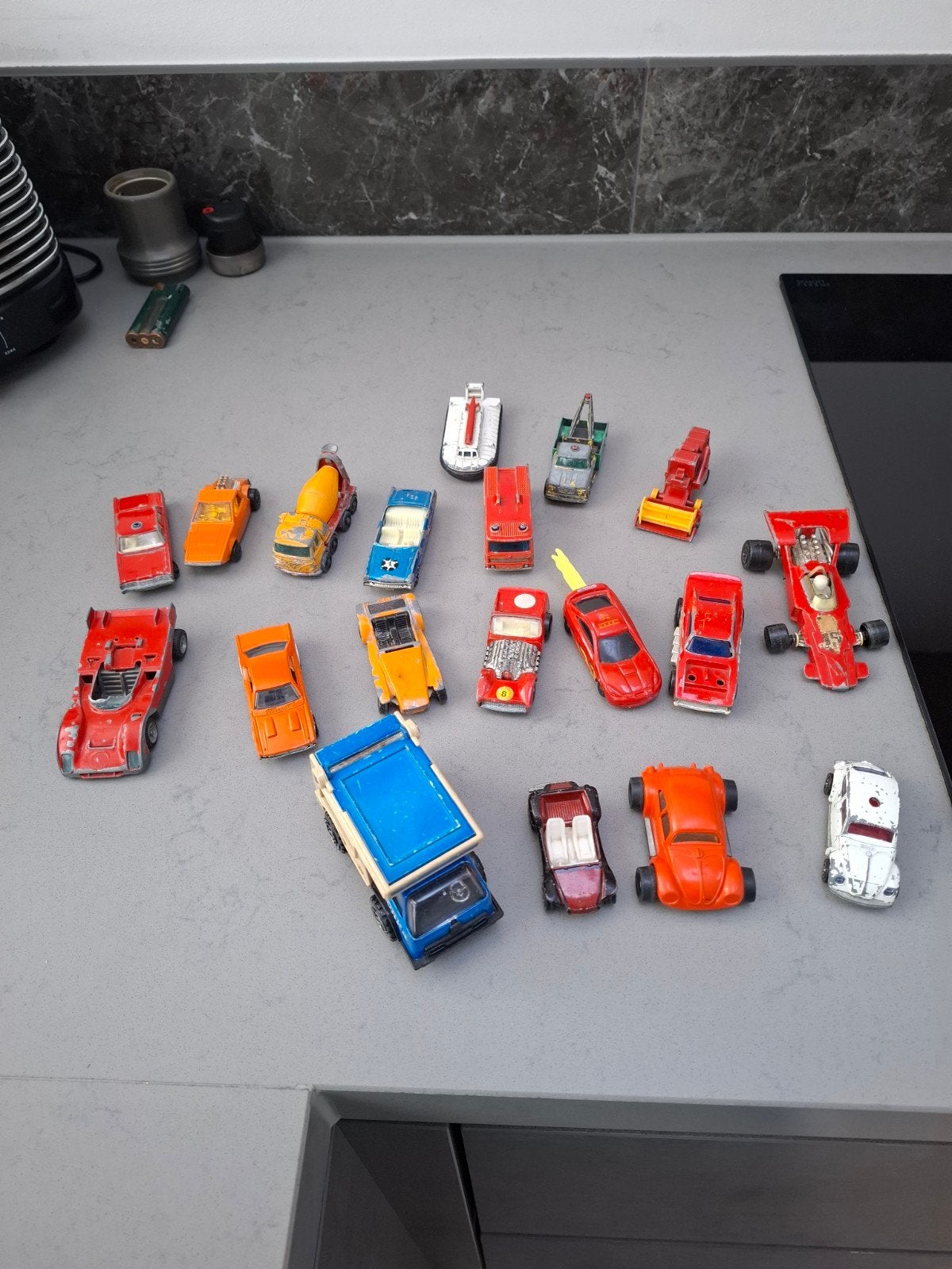 Verzameling van diverse speelgoedauto's en voertuigen, Verzamelen, Ophalen of Verzenden, Gebruikt