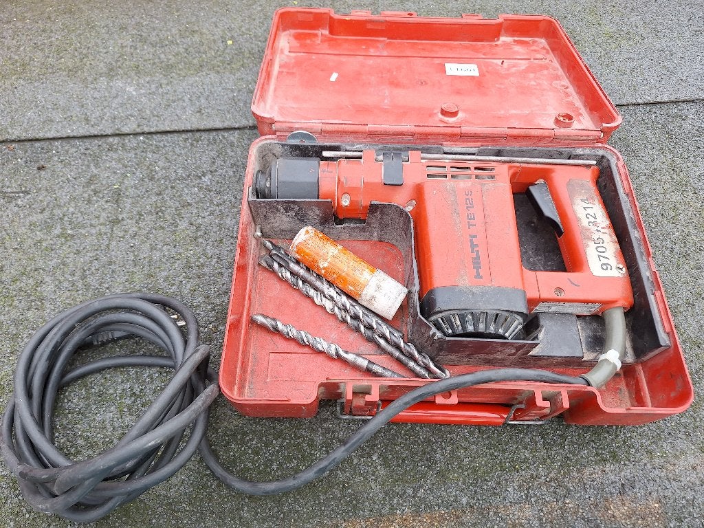 Hilti TE12S klopboor machine, Gebruikt, Variabele snelheid, 400 tot 600 watt, Ophalen