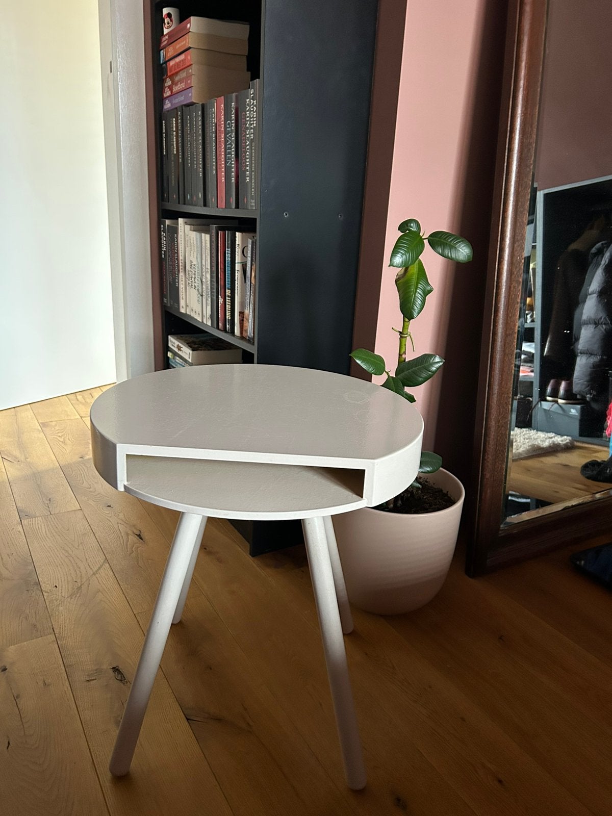 Zuiver bijzettafel Hide and Seek, Minder dan 55 cm, Gebruikt, Rond, Hout