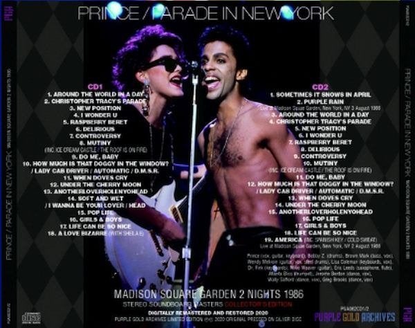Prince - Parade In New York (Madison Square Garden/2 Nights), Import, Live-album, Nieuw in verpakking, Verzenden