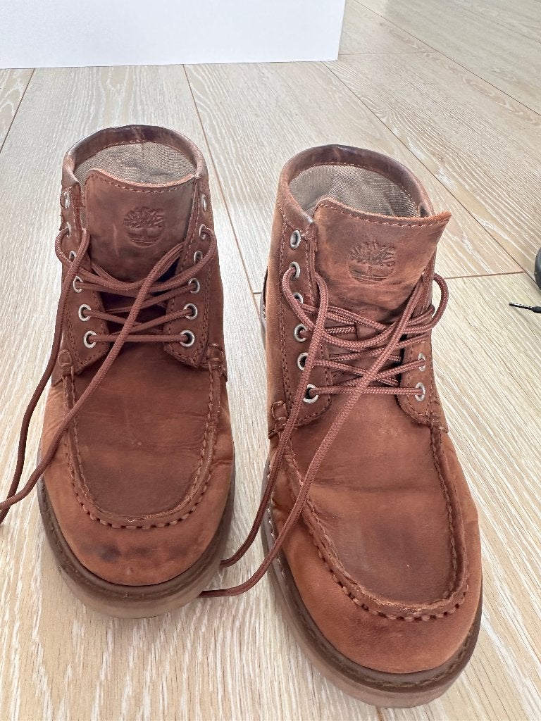 Timberland Newmarket II Boat Chukka maat 41 z.g.a.n., Ophalen of Verzenden, Zo goed als nieuw, Bruin, Boots