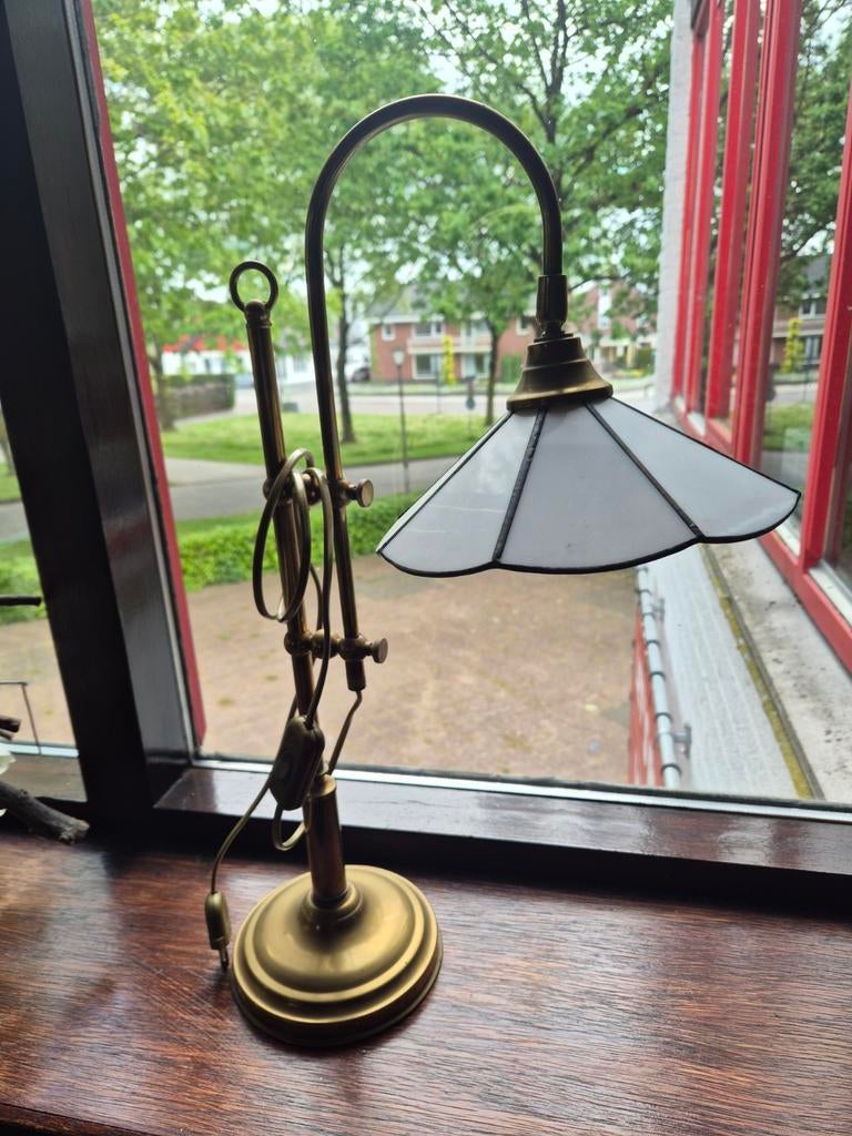 Tafellamp 'Tiffany' stijl, Huis en Inrichting, Lampen | Tafellampen, Ophalen, Zo goed als nieuw, Minder dan 50 cm