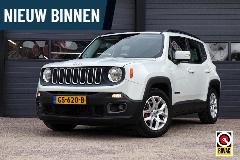 Jeep Renegade 1.4 MultiAir Freedom LPG-G3 |PANODAK|TREHAAK|A, Auto's, 1349 kg, 4 cilinders, Met garantie (alle), Wit