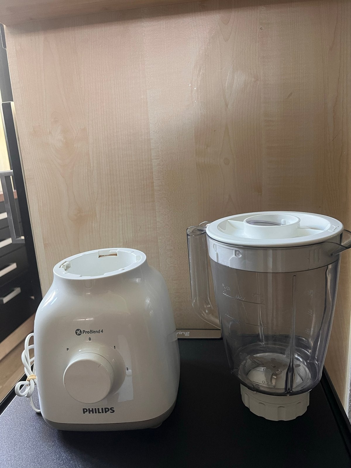 Philips ProBlend 4 Blender - Wit, Ophalen, Gebruikt, Blender