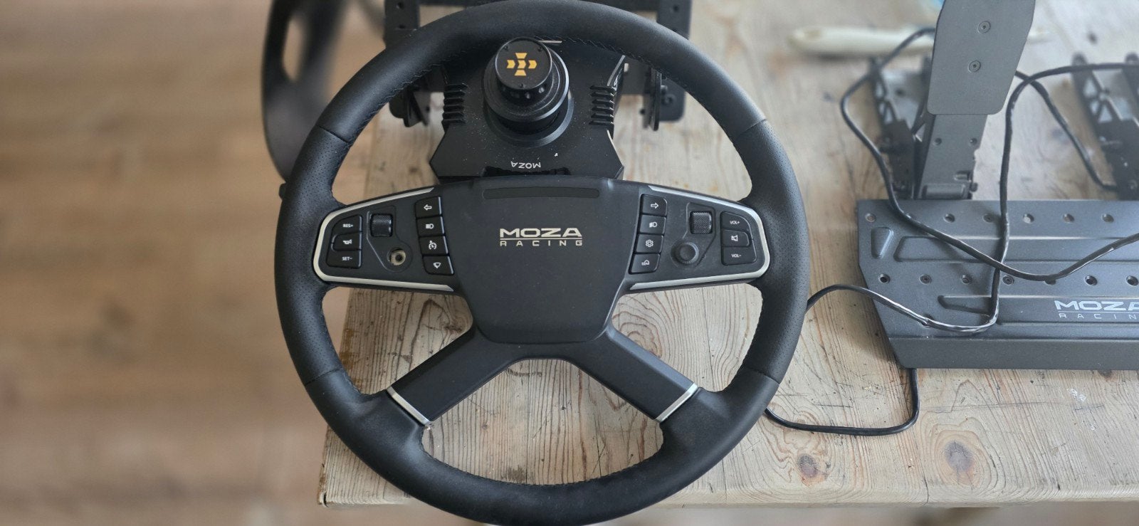 Moza Racing Stuur en Pedalen Set - Vrachtwagen & Race, Spelcomputers en Games, Spelcomputers | Overige, Ophalen of Verzenden, Overige merken
