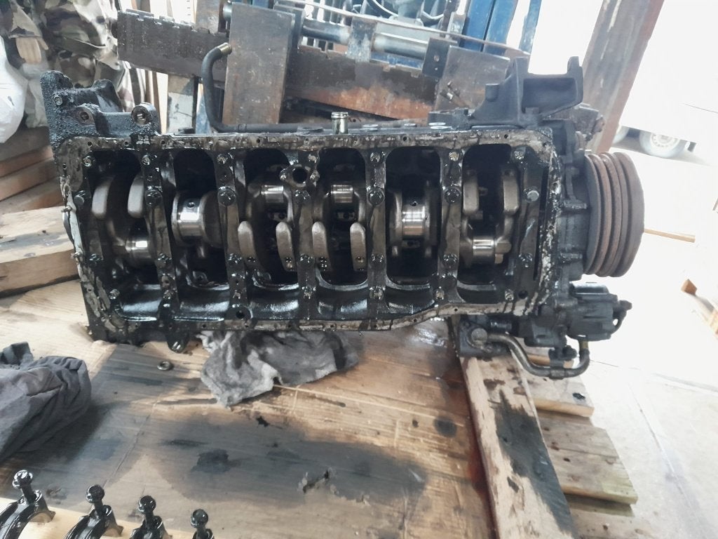 1HD-T Onderblok Toyota Landcruiser HDJ80/Land cruiser 4.2, Ophalen, Gebruikt, Toyota