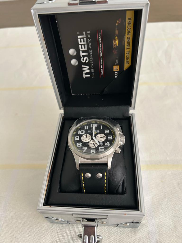 TW Steel Renault F1 Team Polshorloge - Nieuw, Leer, Staal, Polshorloge, Nieuw