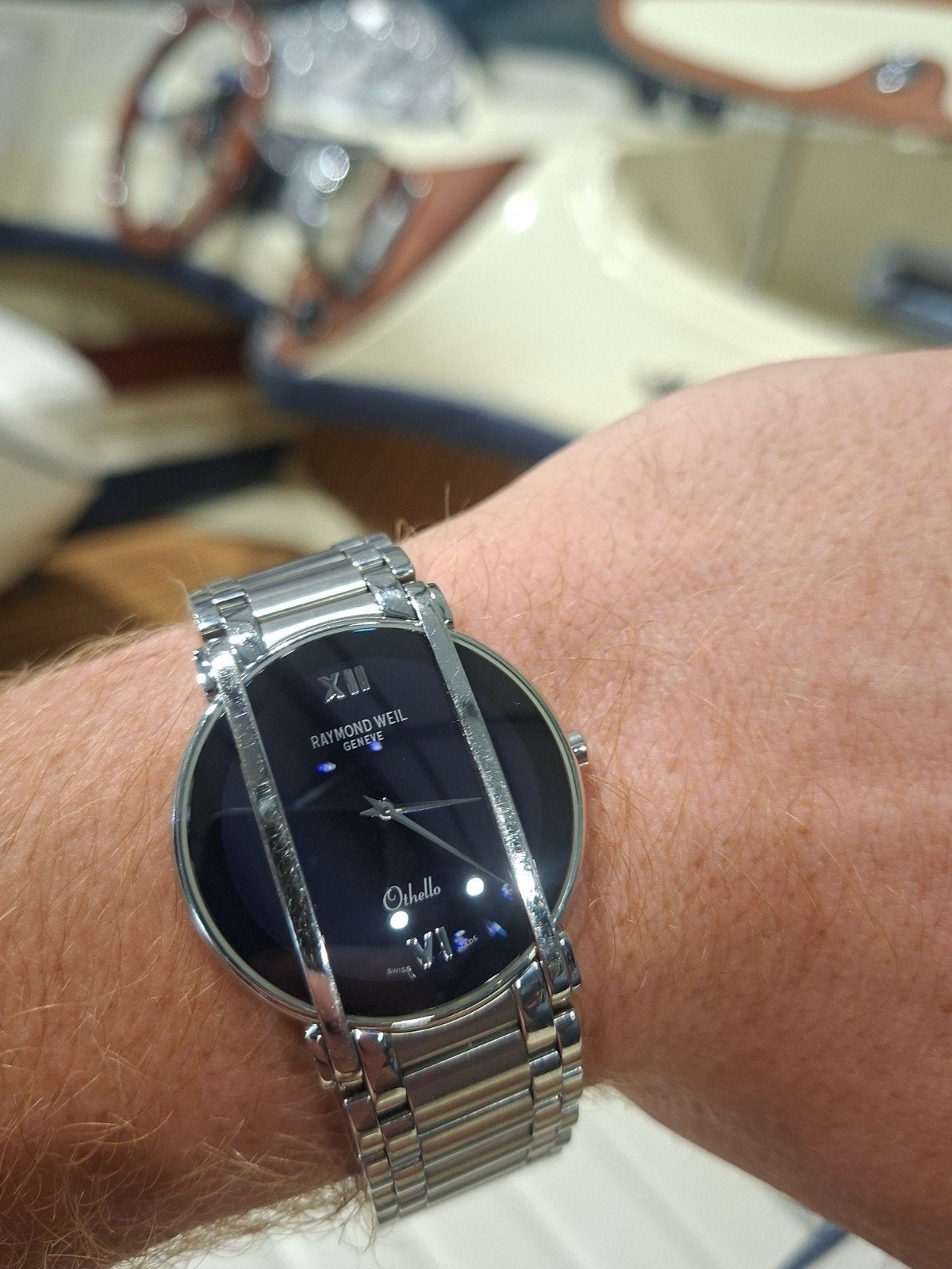 Raymond Weil Othello Swiss Made Quartz Dresswatch 2010, Ophalen of Verzenden, Staal, Overige merken