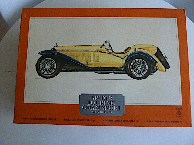 Pocher 1:8 ALFA ROMEO TOURING SPIDER K-73, Ophalen of Verzenden, Zo goed als nieuw, 1:5 t/m 1:8, Auto