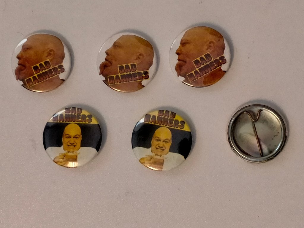 Bad Manners groep muziek buttons vintage Ska Madness band, Ophalen of Verzenden, Gebruikt