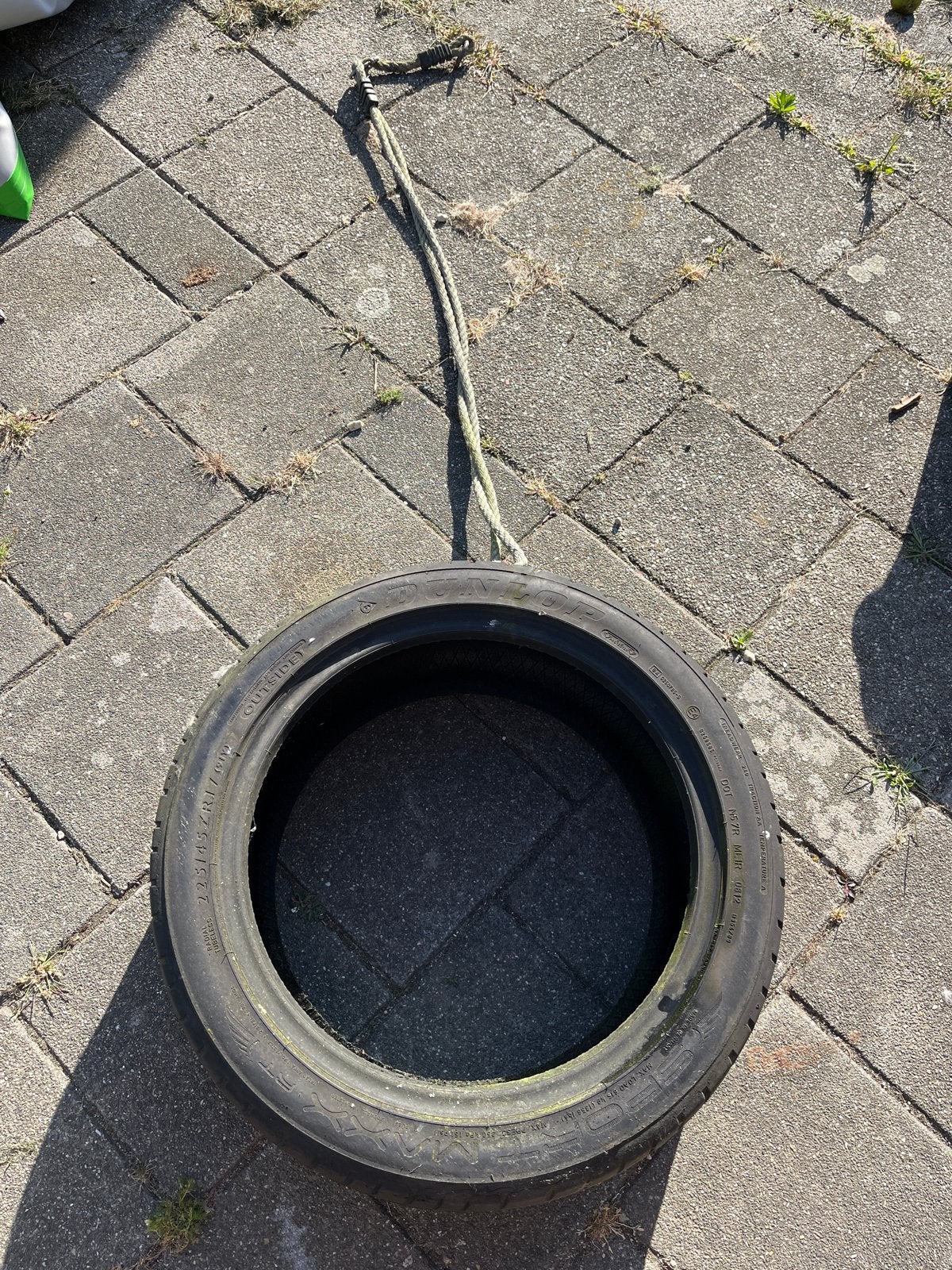 Autoband schommel - Uniek speelplezier voor buiten, Ophalen, Gebruikt