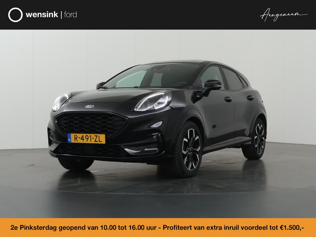 Ford Puma 1.0 EcoBoost Hybrid ST-Line X | Navigatie | B&O |, Auto's, Ford, Voorwielaandrijving, 125 pk, Zwart, Origineel Nederlands