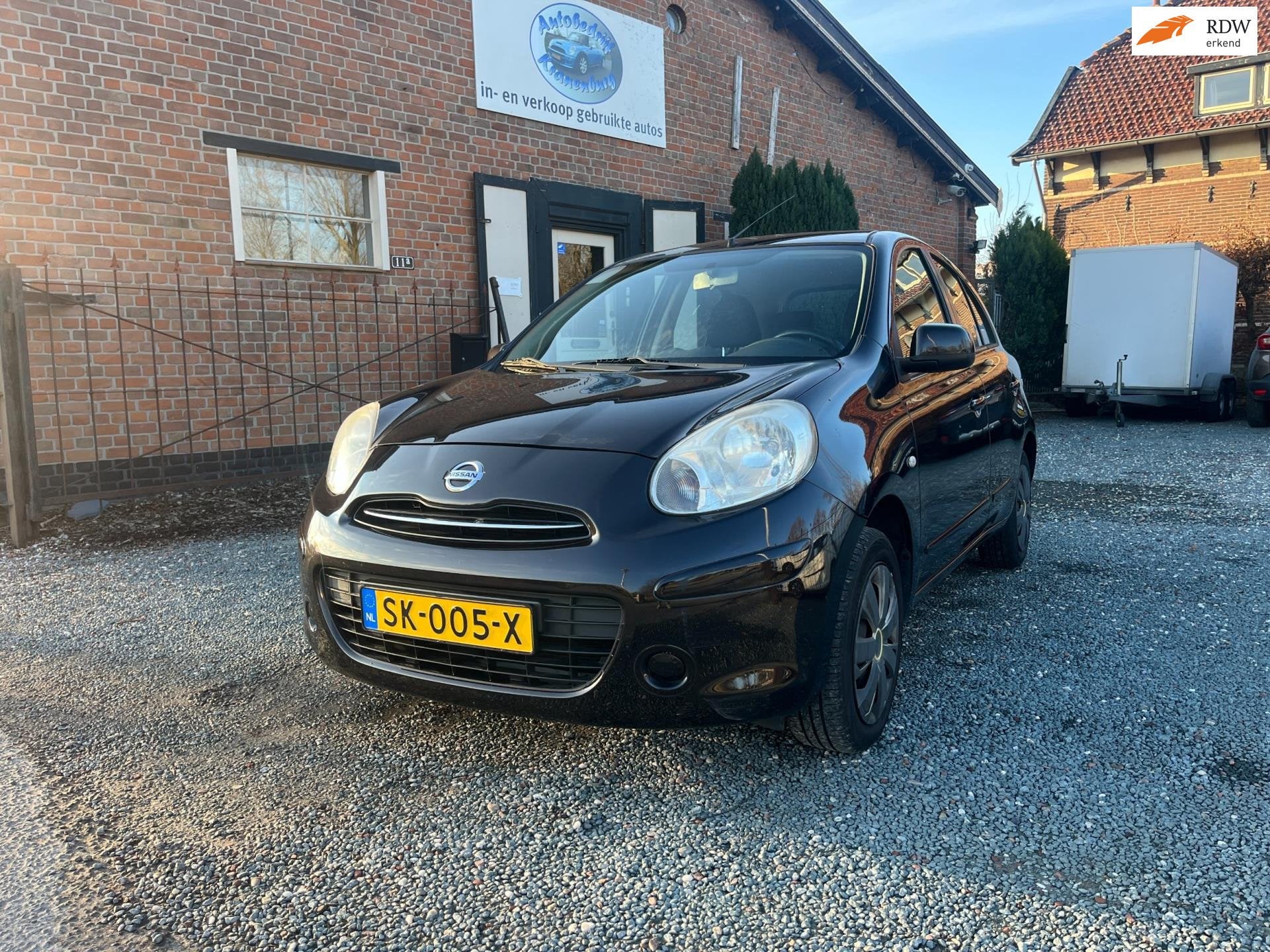 Nissan Micra 1.2 Visia Pack ( Airco + Elektrische ramen + Ni, Voorwielaandrijving, Euro 5, Stof, Gebruikt