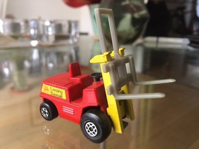 Matchbox 15 Lansing Bagnal fork lift 1972 vorkheftruck, Verzenden, Gebruikt, Auto