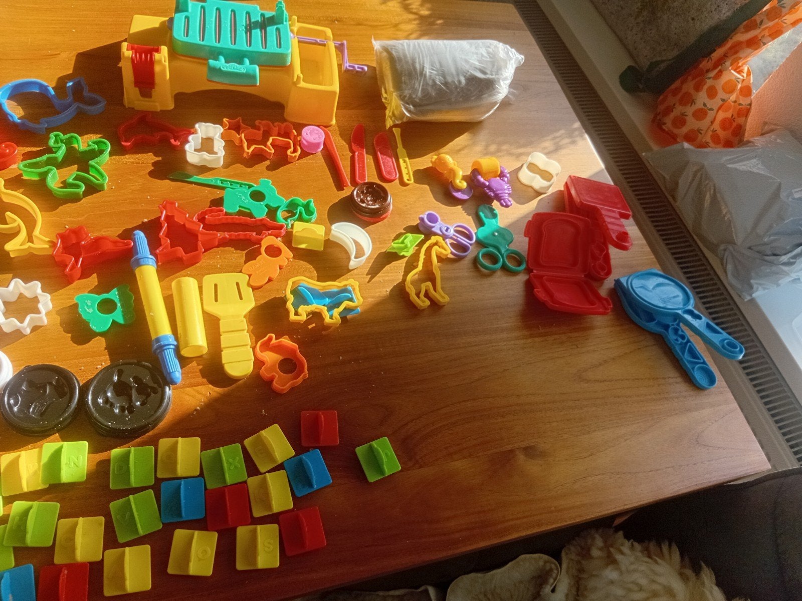 Grote set Play-Doh  accessoires, Ophalen of Verzenden, Gebruikt, Knutselen