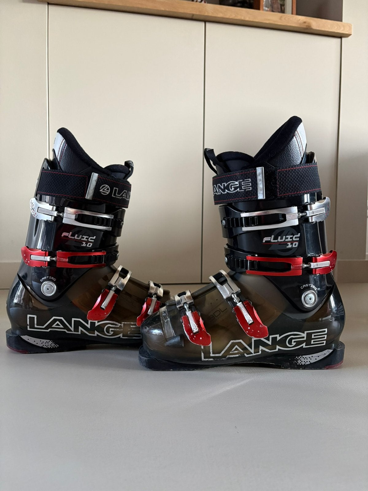 Lange Alpine skischoen Fluid 10 mt 26.5, Overige merken, Gebruikt, Schoenen, Ophalen of Verzenden