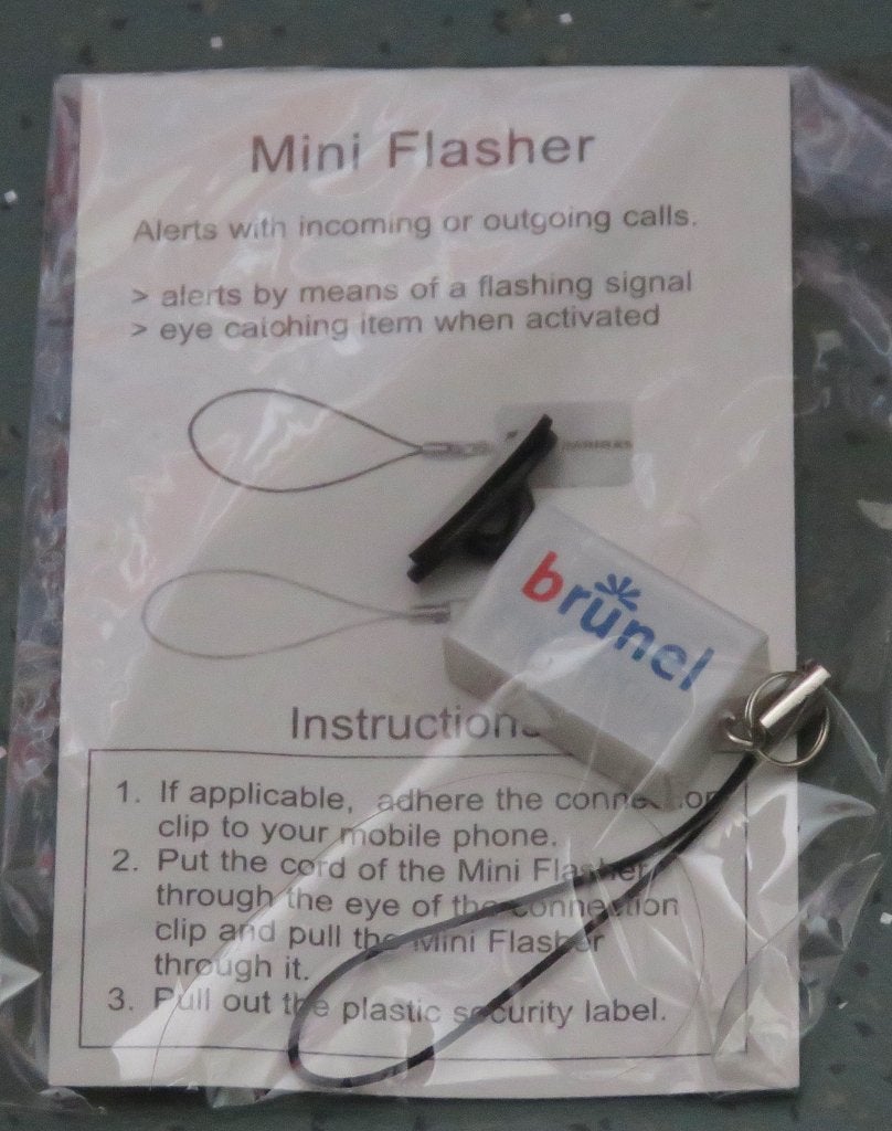 Mini Flasher - Flikkerlichtje voor morse signalen, Ophalen of Verzenden, Nieuw, Batterij