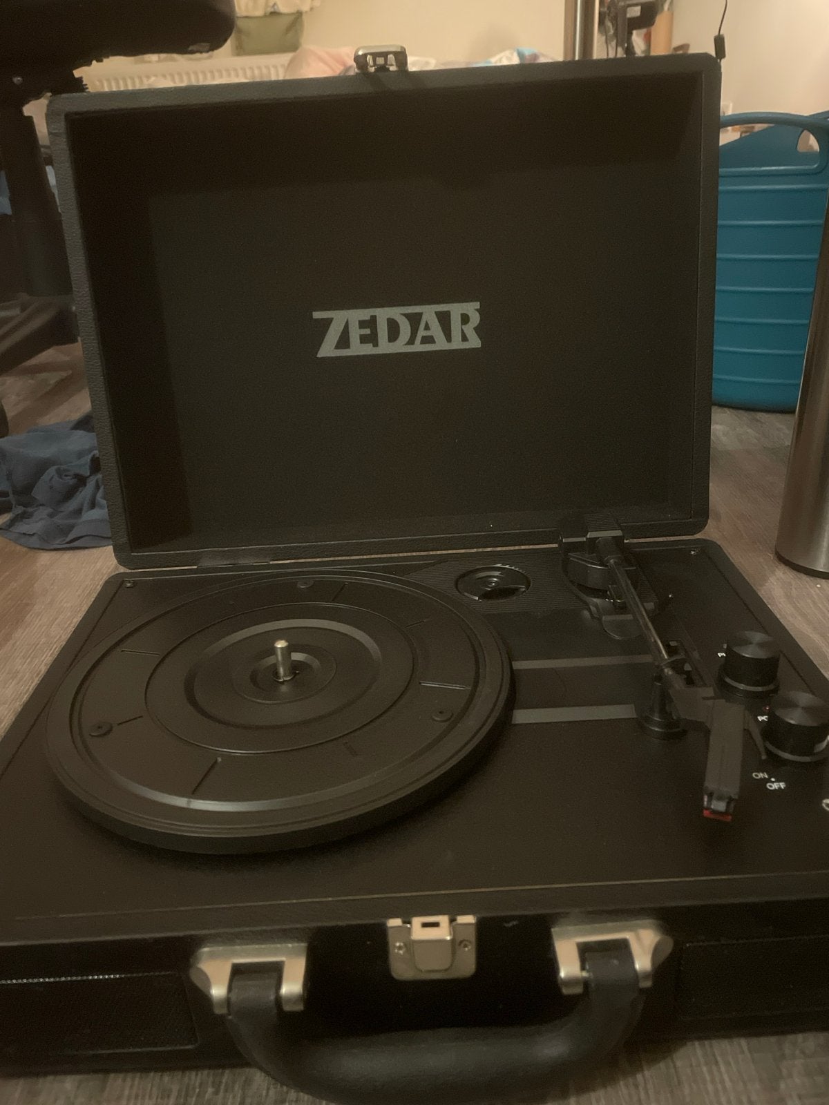 ZEDAR Platenspeler Koffer - Zo goed als nieuw, Ophalen, Zo goed als nieuw, Platenspeler, Overige merken