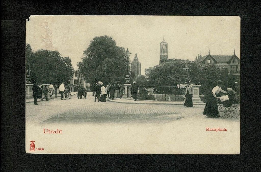 Utrecht : Maria plaats - handkarren - ca. 1890, Verzenden, Voor 1920, Ongelopen, Utrecht
