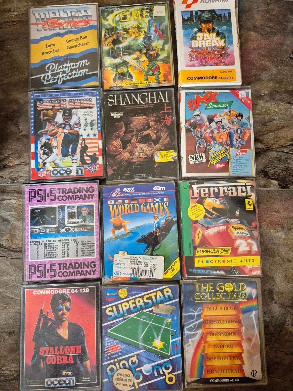 Grote collectie Commodore 64/128 games - Vintage Cassettes, Gebruikt, Overige genres, 1 speler, Ophalen of Verzenden