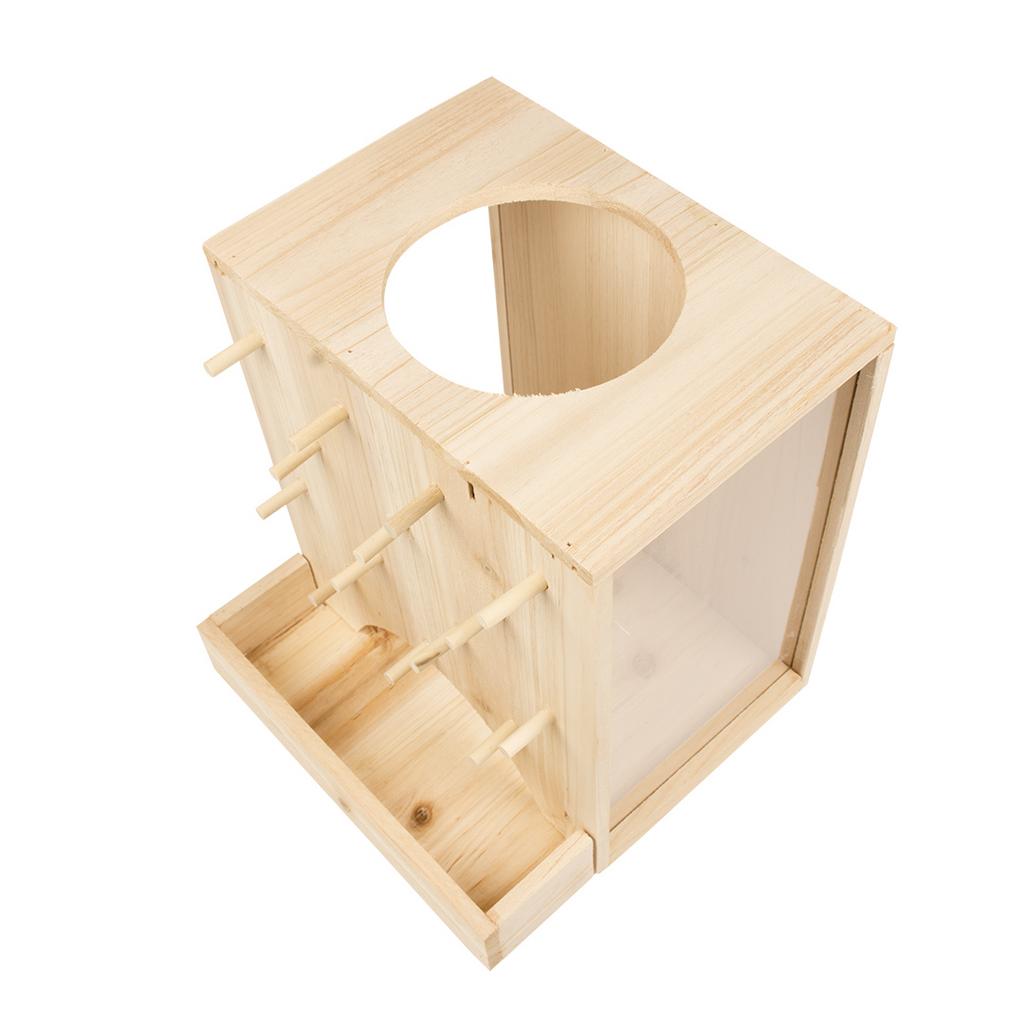 25 X 25 X 30CM houten graafbak klimmuur hamster, Ophalen, Zo goed als nieuw, Speelgoed