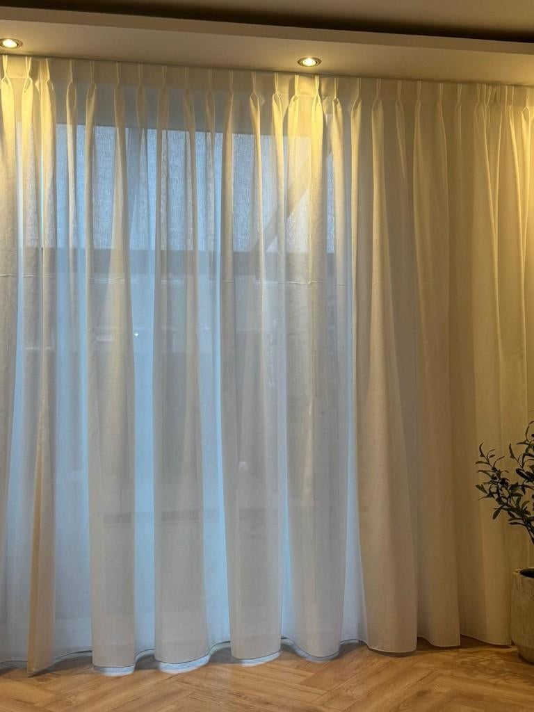 Vadain Gordijnen Inbetweens Foster 11 Offwhite, Ophalen, 200 cm of meer, Inbetweens, Zo goed als nieuw