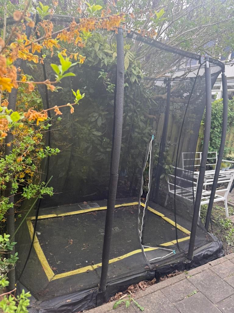 Salta Trampoline Comfort Edition met Veiligheidsnet, Ophalen