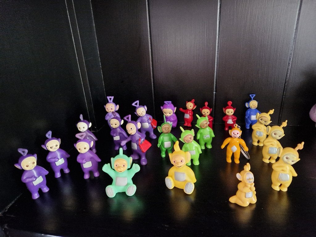 22 Teletubbies Po, Dipsy, Tinky Winky en Laa-Laa, Verzenden, Zo goed als nieuw