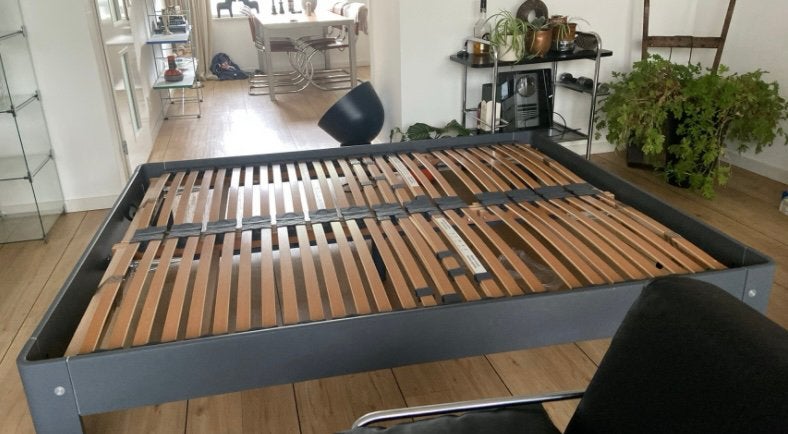 Auping Auronde, met verstelbare bodem. 2x, Tweepersoons, Ophalen of Verzenden, 200 cm, 160 cm