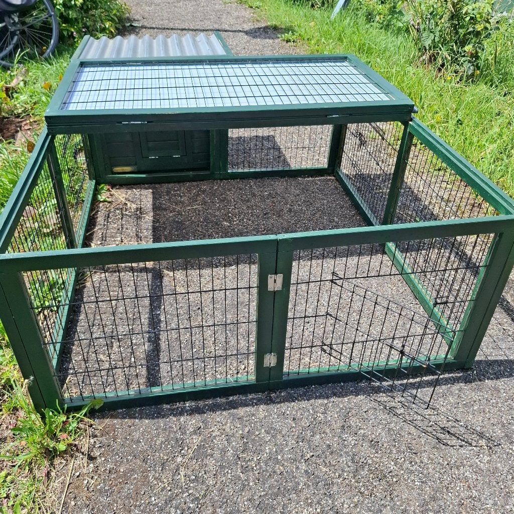 te koop konijnenren, 110 cm of meer, Zo goed als nieuw, Konijn, Ren