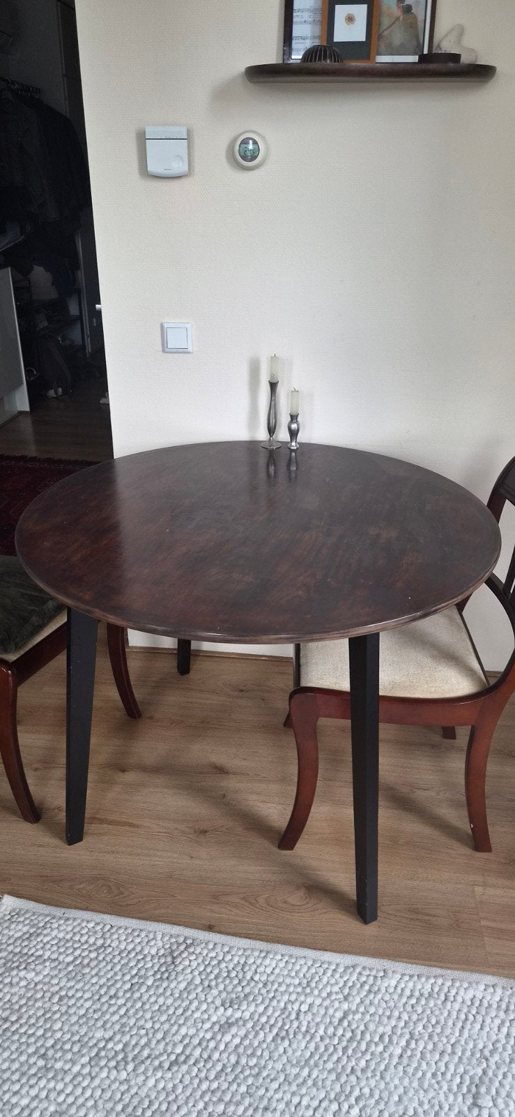 Eettafel rond, Ophalen, Gebruikt, Rond, 100 tot 150 cm