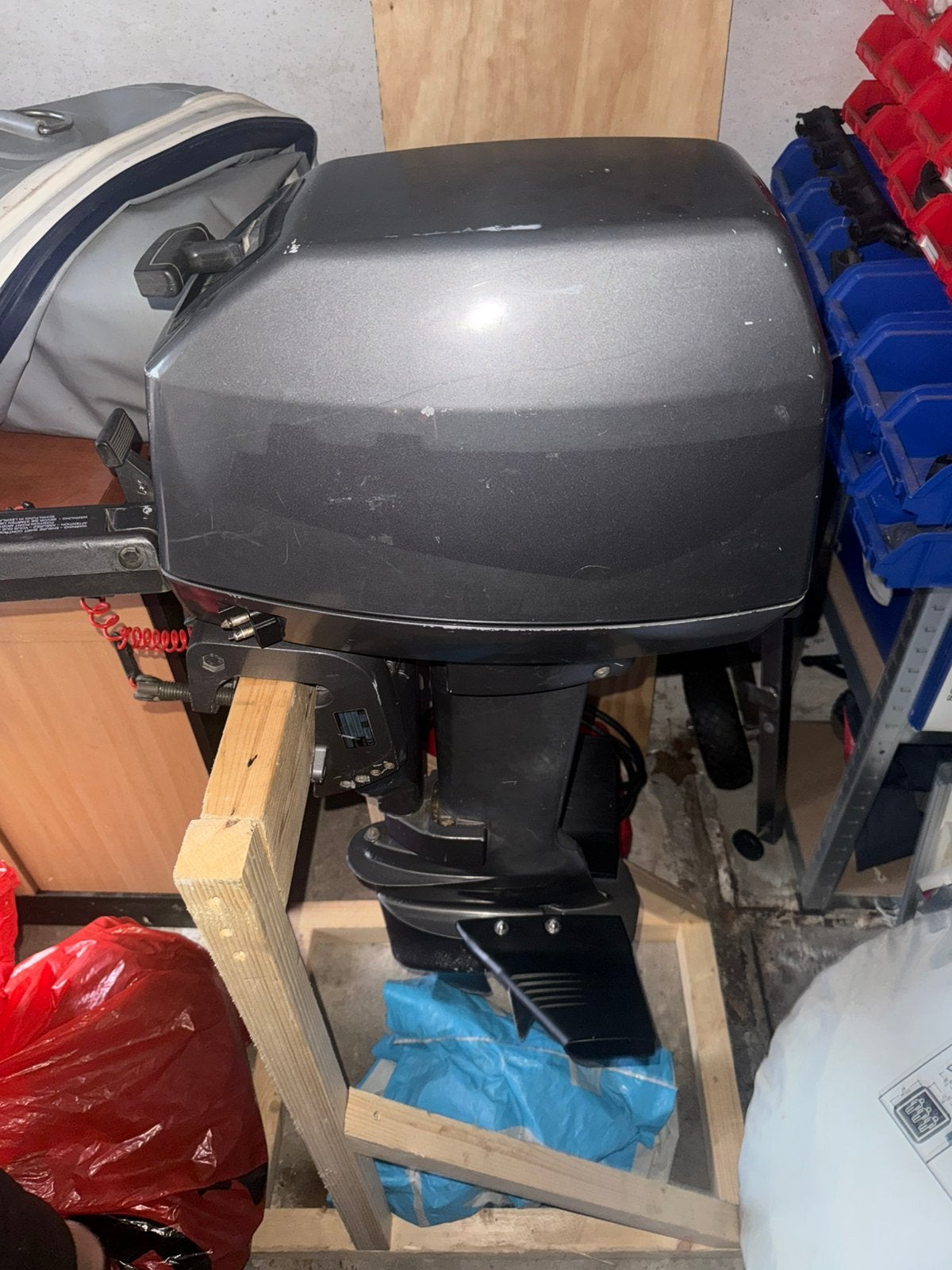 Jonhson 6 pk buitenboordmotor 2 takt kortstaart, Ophalen, Gebruikt