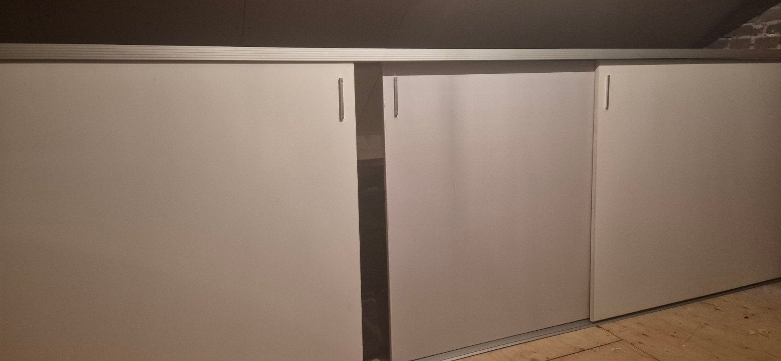 Schuifdeuren voor kledingkast of opbergruimte - 102 cm hoog, Overige materialen, Gebruikt, 100 tot 150 cm, Modern, praktisch