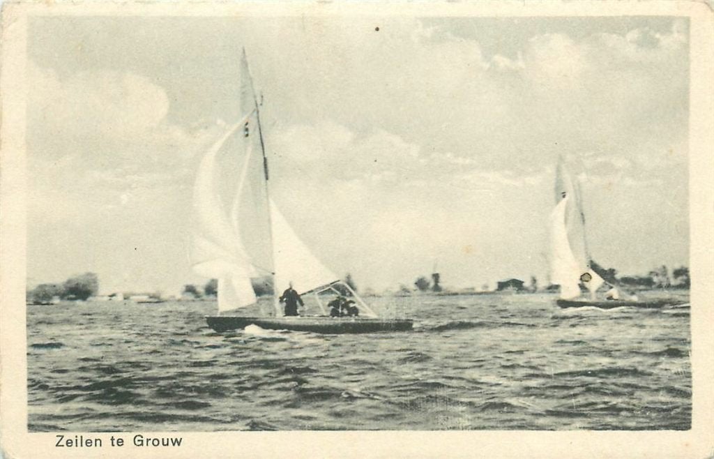 702-068-011 Grou Zeilen, Verzenden, Voor 1920, Friesland