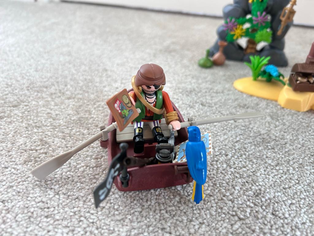 PLAYMOBIL Pirates Piratenschateiland met skelet - 70962, Ophalen of Verzenden, Zo goed als nieuw