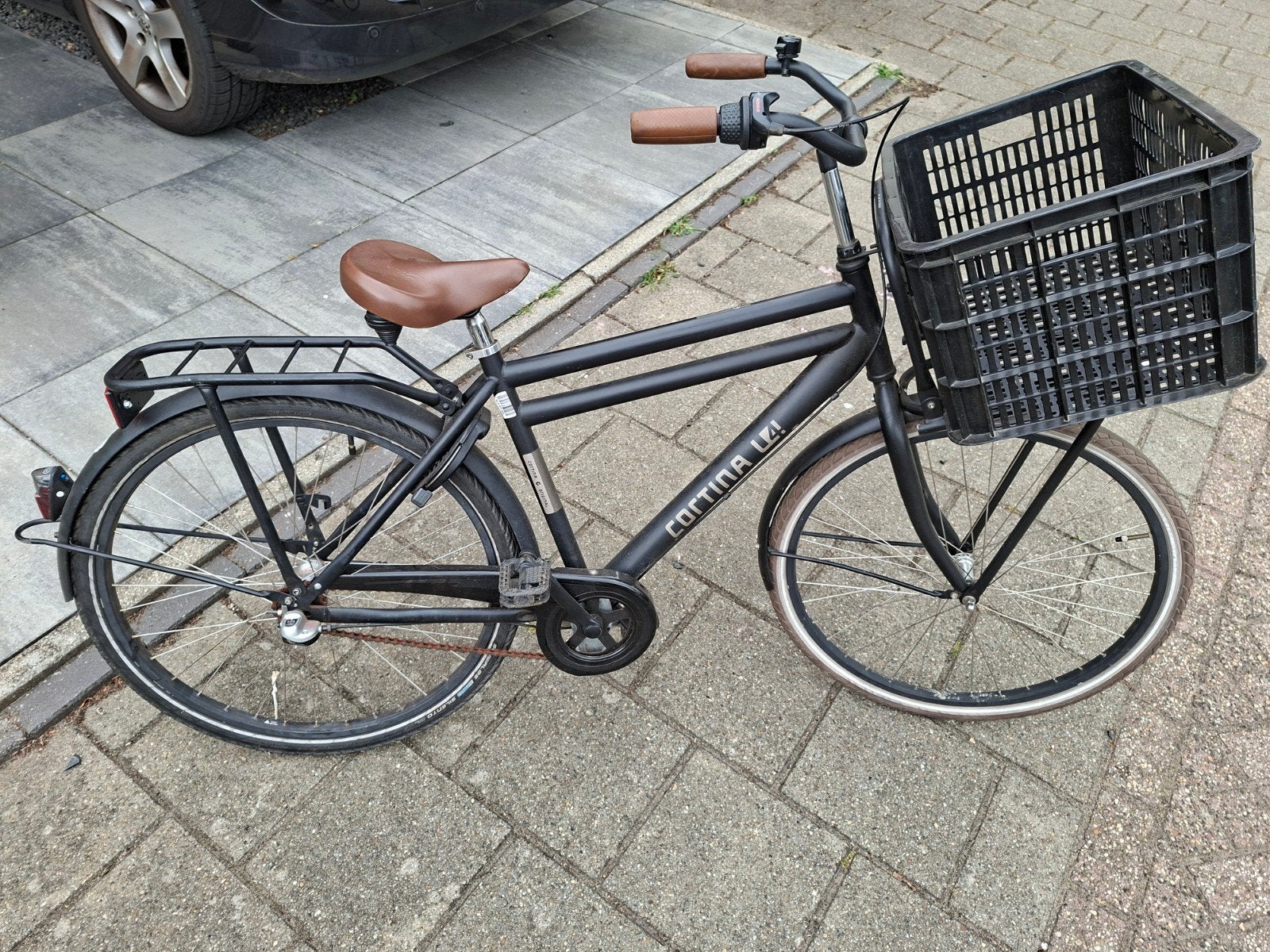 Cortina U4 Transport Jongensfiets 26 inch, Fietsen en Brommers, Terugtraprem, Gebruikt, Versnellingen, Overige merken
