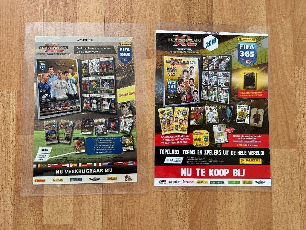 Poster advertenties panini fifa 364 adrenalyn, Verzamelen, Posters, Rechthoekig Staand, A4 of kleiner, Nieuw, Ophalen of Verzenden