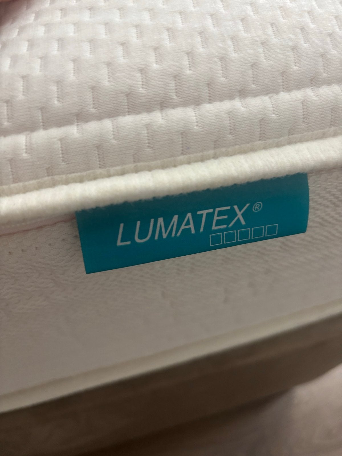 Zo goed als nieuw Hn8 Lumatex boxspring matras 180x200, Ophalen, Tweepersoons, Zo goed als nieuw, Matras