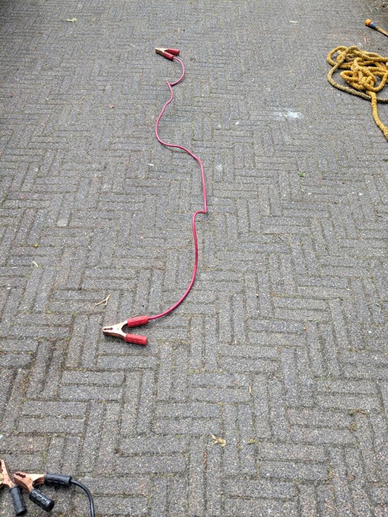 Startkabels zware kwaliteit 2 meter, Auto-onderdelen, Ophalen of Verzenden, Gebruikt